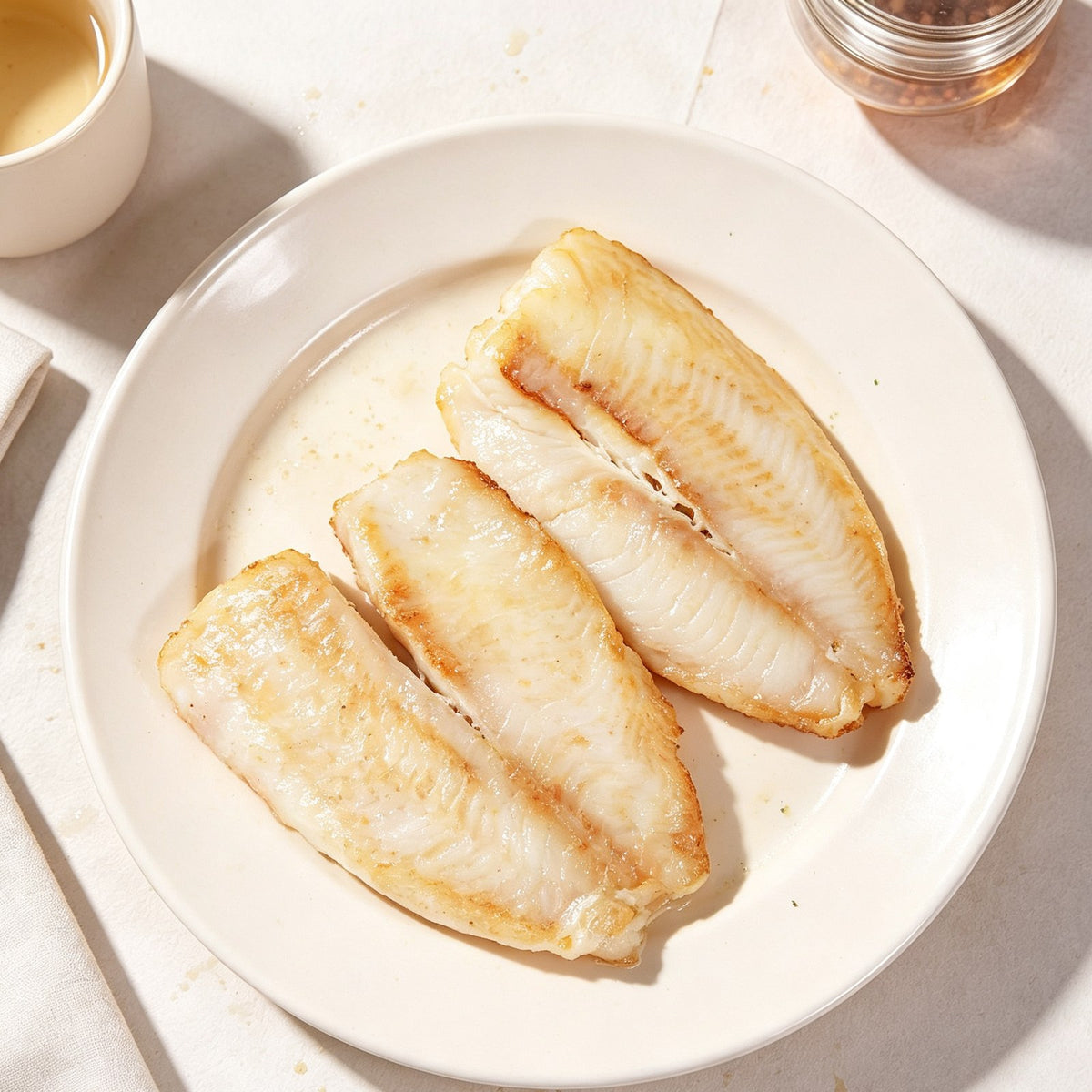 Pan-Seared Tilapia Fillets